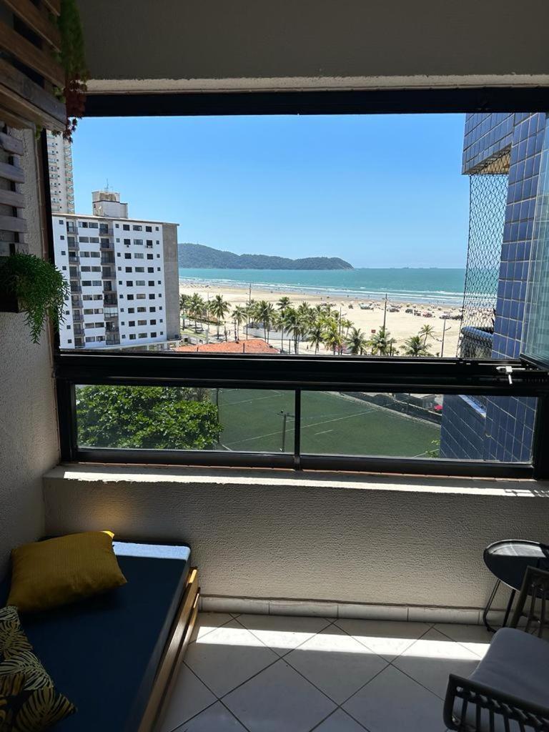 Apto Frente Mar Em Praia Grande Bagian luar foto